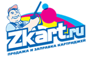 Логотип компании Zkart центр расходных материалов для оргтехники